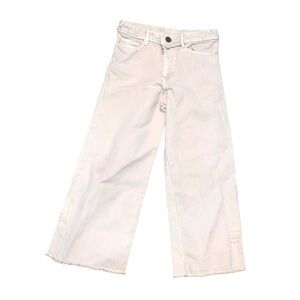 Poppet and Fox white flare jeans